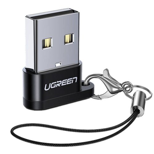 UGREEN USB-C to USB-A 2.0 adapter fekete
