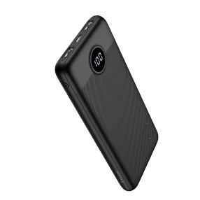   VEGER L10S Power bank 10 000mAh külső akkumulátor LCD Quick Charge PD20W (W1105PD) fekete