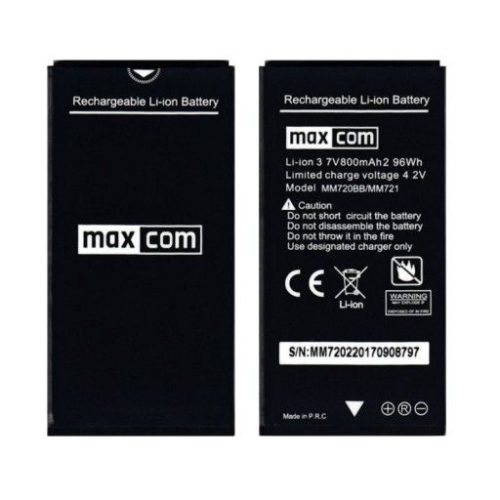 MaxCom MM720 / MM721 Akkumulátor  (eredeti)