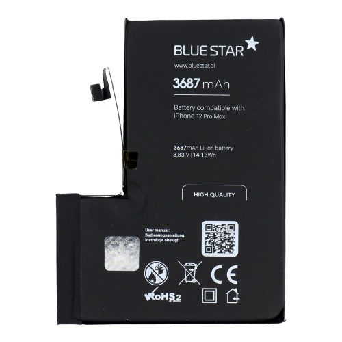 Iphone 12 PRO MAX akkumulátor 3687 mAh  Blue Star HQ