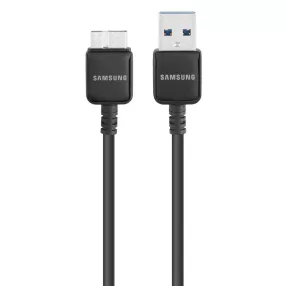   Samsung ET-DQ11Y1BE Galaxy Note 3, Galaxy S5 fekete gyári MicroUSB 3.0 adatkábel 1.5m