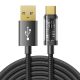 USB to USB-C kábel Joyroom S-UC027A12 3A, 1.2m (black)