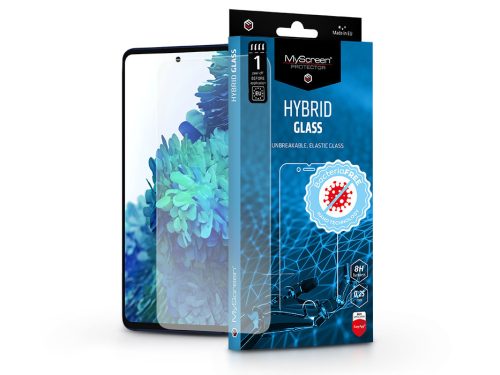 Samsung G780F Galaxy S20 FE/S20 FE 5G rugalmas üveg képernyővédő fólia - MyScreen Protector Hybrid Glass BacteriaFree - transparent