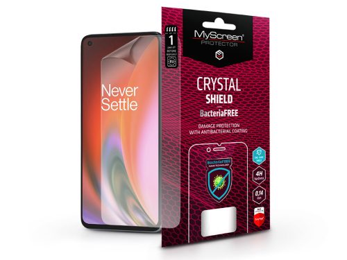 OnePlus Nord 2 5G képernyővédő fólia - MyScreen Protector Crystal Shield        BacteriaFree - 1 db/csomag - transparent