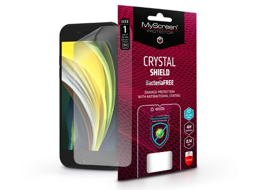Apple iPhone 7/iPhone 8/SE 2020/SE 2022 képernyővédő fólia - MyScreen Protector Crystal Shield BacteriaFree - 1 db/csomag - transparent