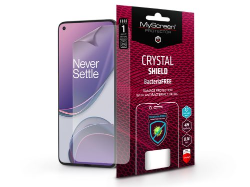 OnePlus 8T képernyővédő fólia - MyScreen Protector Crystal Shield BacteriaFree - 1 db/csomag - transparent