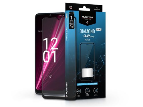 Telekom T Phone 5G rugalmas edzett üveg képernyővédő fólia - MyScreen Protector Diamond Glass Lite Edge2.5D Full Glue - black