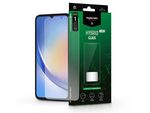 Samsung SM-A346 Galaxy A34 5G rugalmas üveg képernyővédő fólia - MyScreen       Protector Hybrid Glass Lite - transparent