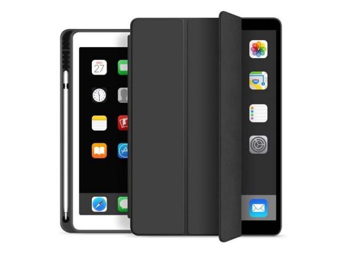 Apple iPad Pro 11 (2020) tablet tok (Smart Case) on/off funkcióval, Apple Penciltartóval - Tech Protect - black (ECO csomagolás)