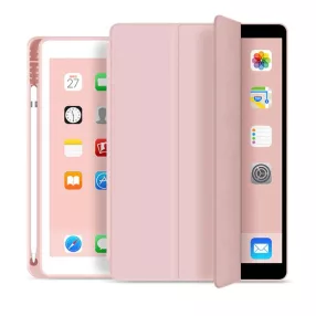   Apple iPad Air 4 (2020)/iPad Air 5 (2022) 10.9 tablet tok (Smart Case) on/off   funkcióval, Apple Pencil tartóval - Tech-Protect - pink (ECO csomagolás)