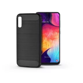   Samsung A505F Galaxy A50/A30s szilikon hátlap - Carbon - fekete