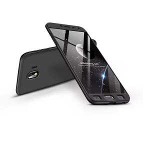   Samsung J400F Galaxy J4 (2018) hátlap - GKK 360 Full Protection 3in1 - fekete