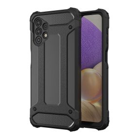   Samsung A326B Galaxy A32 5G ütésálló hátlap - Armor - fekete