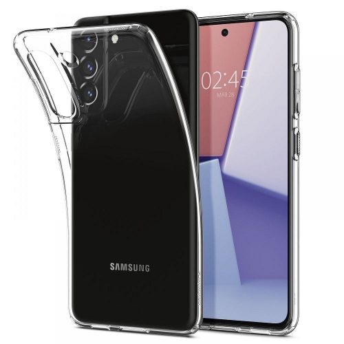 Samsung G990B Galaxy S21 FE 5G ütésálló hátlap - Spigen Liquid Crystal - átlátszó