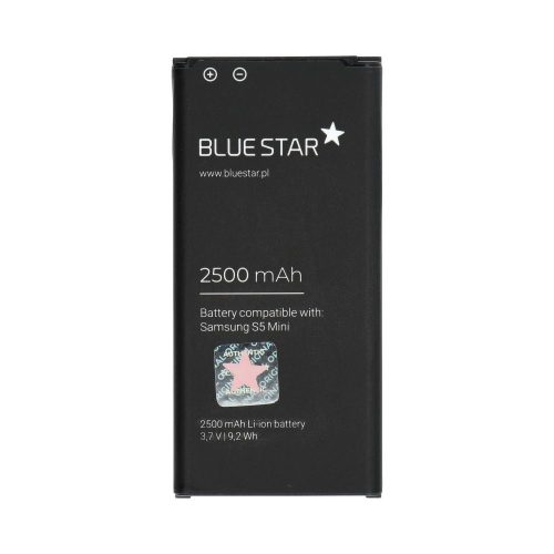 Samsung Galaxy S5 Mini Blue Star Premium akkumulátor 2500mAh Li-Ion EB-BG800BBE