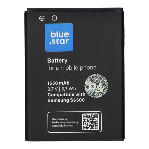 Samsung Galaxy Mini 2 / Young / Galaxy Ace Plus Blue Star Premium akkumulátor 1550mAh Li-Ion EB-464358VU