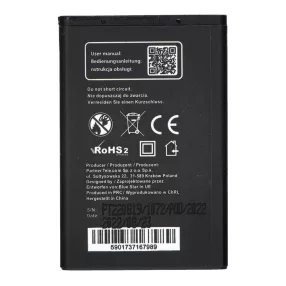   Samsung S5610 / S5611 / L700 / S3650 Corby (S5620) / Delphi (B34110) / Star II Blue Star Premium akkumulátor 1000mAh Li-Ion