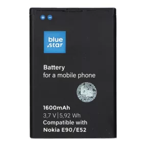   Nokia E90 / E52 / E71 / N97 / E61i / E63 / 6650 Flip Blue Star akkumulátor 1600mAh Li-Ion