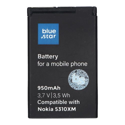 Nokia 5310 Xpress Music / 7310 Supernova Blue Star Premium akkumulátor 950mAh Li-Ion BL-4CT