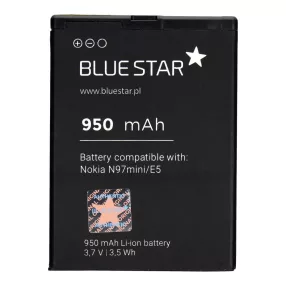   Nokia N97 Mini / E5 / E7-00 / N8 Blue Star akkumulátor 950mAh BL-4D Li-Ion
