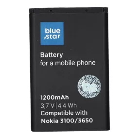   Nokia 3100 / 3650 / 6230 / 3110 Classic Blue Star Premium akkumulátor 1200mAh Li-Ion