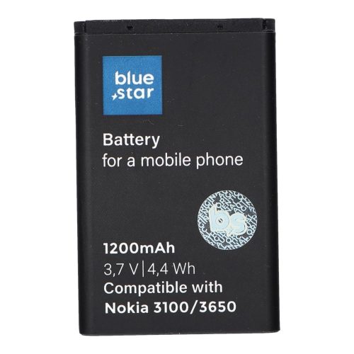 Nokia 3100 / 3650 / 6230 / 3110 Classic Blue Star Premium akkumulátor 1200mAh Li-Ion