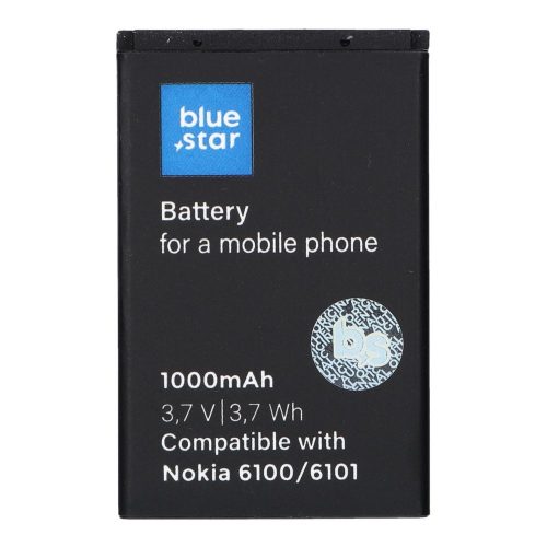 Nokia 6101 / 6100 / 6300 Blue Star Premium akkumulátor 1000mAh Li-Ion BL-4C