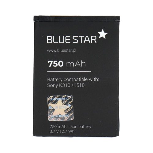 Sony Ericsson K310i / K510i / J300 / W200 Blue Star Premium akkumulátor 750mAh Li-Ion BST-36