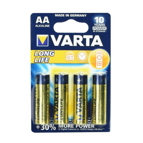 Varta Longlife R6 alkáli elem (AA) 4 darab