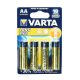 Varta Longlife R6 alkáli elem (AA) 4 darab