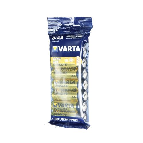 Varta Longlife AA R6 alkáli elem 8 darab