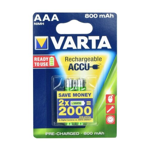 Varta R3 újratölthető elem 800 mAh (AAA) 2 darab