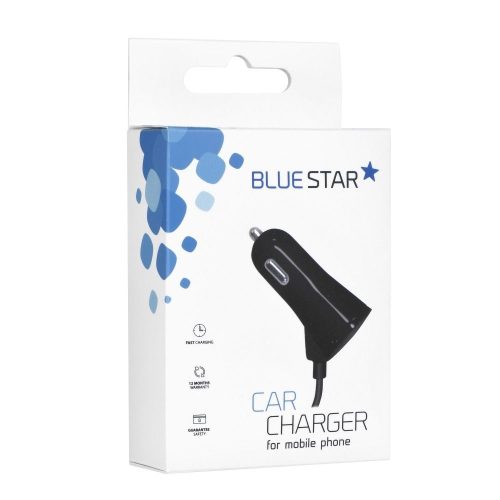 Blue Star Autós töltő Type C kábellel 3A