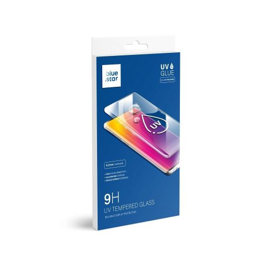 Samsung Galaxy S10 Plus Blue Star 9H UV edzett üvegfólia