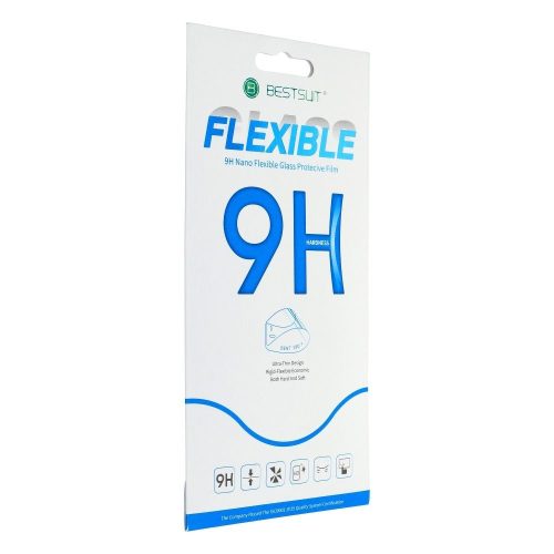 Huawei P30 9H hajlékony nano üvegfólia (Full Glue)