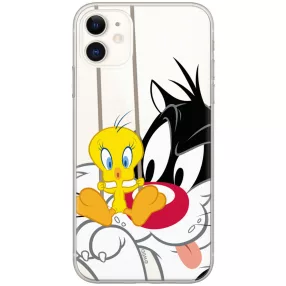   Looney Tunes szilikon tok - Szilveszter és Csőrike 002 Samsung A405 Galaxy A40 (2019) átlátszó (WPCSYLTWEET751)