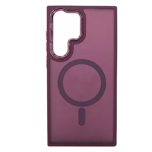 Megsafe Apple iPhone 14 Pro (6.1) 2019 TPU/PC tok (vezetéknélküli töltéshez) lila