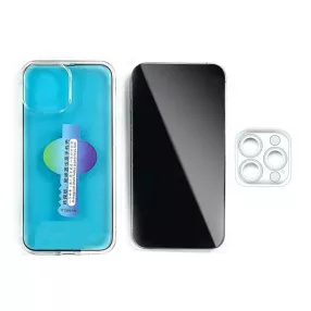   ENVIRO 3in1 360° Apple iPhone 11 (6.1) 2019 átlátszó tok üvegfóliával és kameravédő plexivel