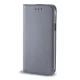 Smart magnet Nokia 8 oldalra nyíló mágneses könyv tok szilikon belsővel szürke