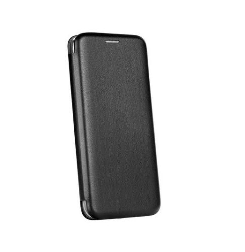 Forcell Elegance Xiaomi Redmi 9A / AT oldalra nyíló mágneses könyv tok szilikon belsővel fekete