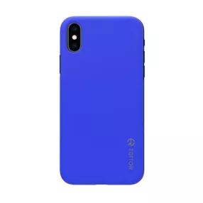   Editor Color fit Apple iPhone XS Max (6.5) kék szilikon tok csomagolásban