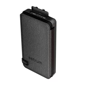   Astrum PB710 10000mAh fekete power bank napelemes töltéssel, 1X Type-C, 2X USB-A (2.1A), li-polymer cellákkal