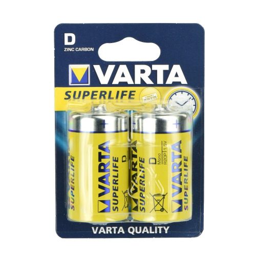 Varta Superlife R20 Zinc elem D 2 darab