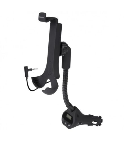 Astrum SH550 3in1 univerzális szivargyújtós autós tartó/töltő/FM transzmitter/kihangosító 4col-6,3col 1XUSB 1A 5W