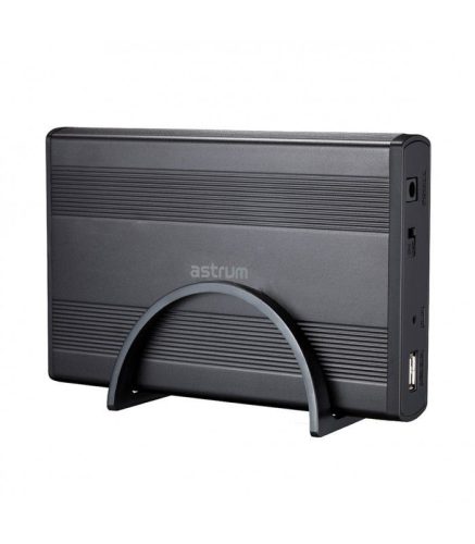 Astrum EN360 fekete 3.5col merevlemez ház USB2.0 SATA / IDE