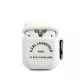 Karl Lagerfeld Rue St Guillaume Apple AirPods 1/2 szilikon tok fehér (KLACA2SILRSGWH)