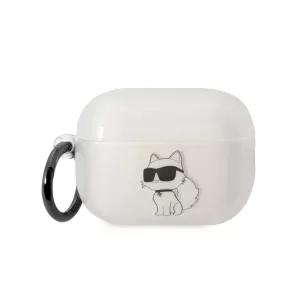   Karl Lagerfeld 3D Logo NFT Choupette TPU Apple Airpods Pro 2 szilikon tok fehér (KLAP2HNCHTCT)