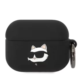   Karl Lagerfeld 3D Logo NFT Choupette Head Apple Airpods Pro szilikon tok fekete (KLAPRUNCHK)