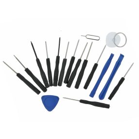   Univerzális 17 db-os szerszámkészlet telefonok / táblagépek / laptopok / iPhone kinyitásához - ECO csomagolás