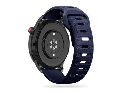Samsung Galaxy Watch 4 / 5 / 5 Pro / 6 szilikon sport szíj - Tech-Protect       IconBand Line Watch Band - 40/42/43/44/45/46/47 mm - navy blue